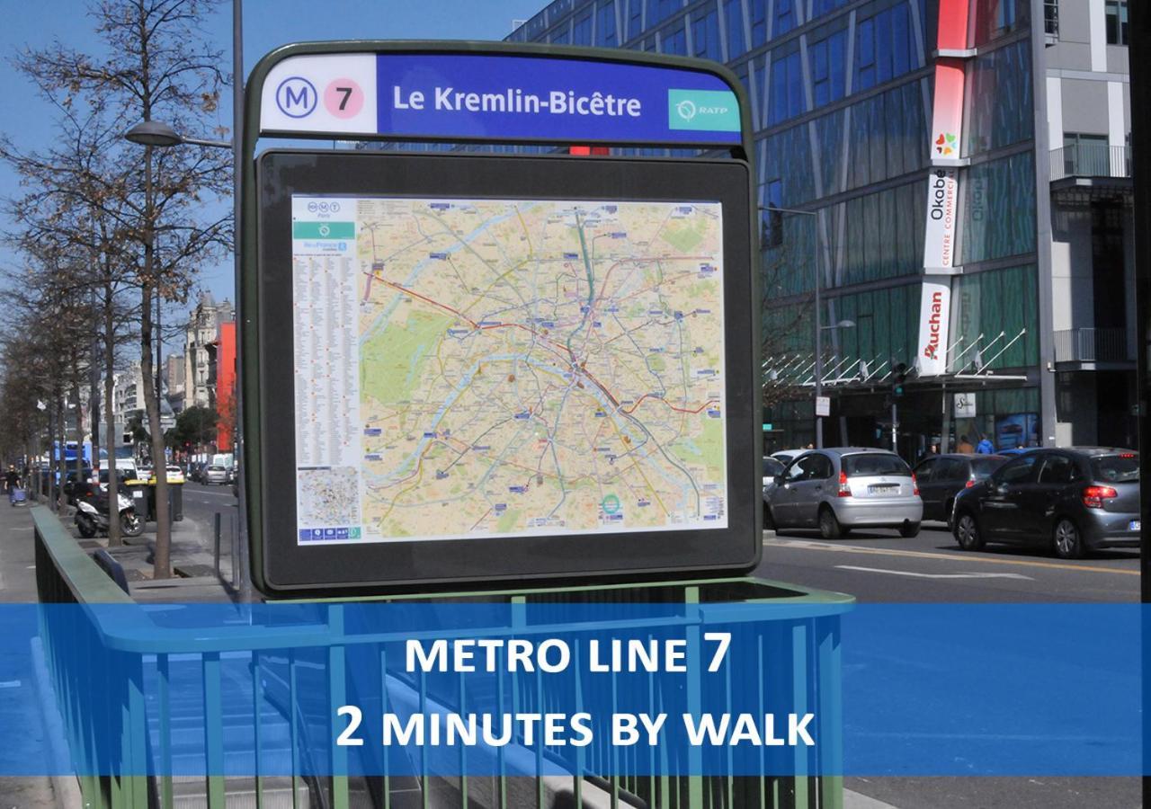 Beausoleil Studio Metro Paris Sud Le Kremlin-Bicetre Luaran gambar